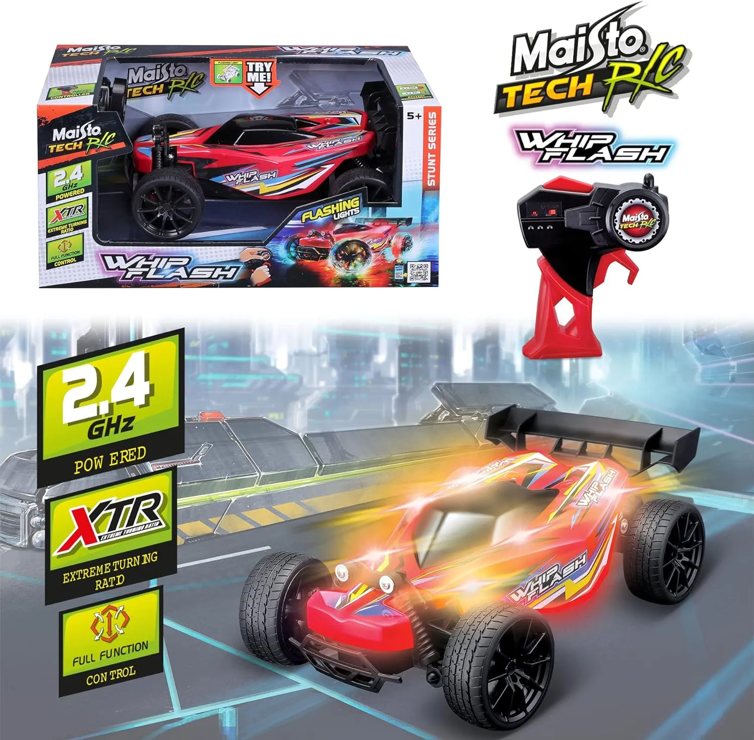 Whip Flash Light Up RC Buggy