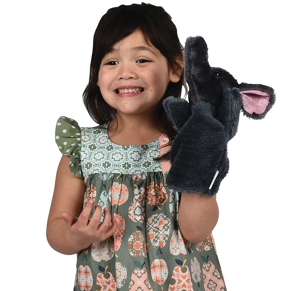 Wild Animal Plush Puppet - Elephant Plush Puppet