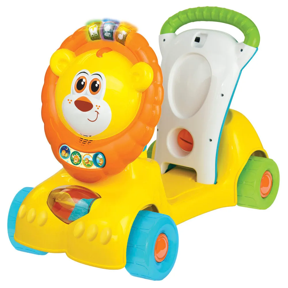 Winfun - 3-In-1 Grow-With-Me Lion Scooter - Interactive Ride