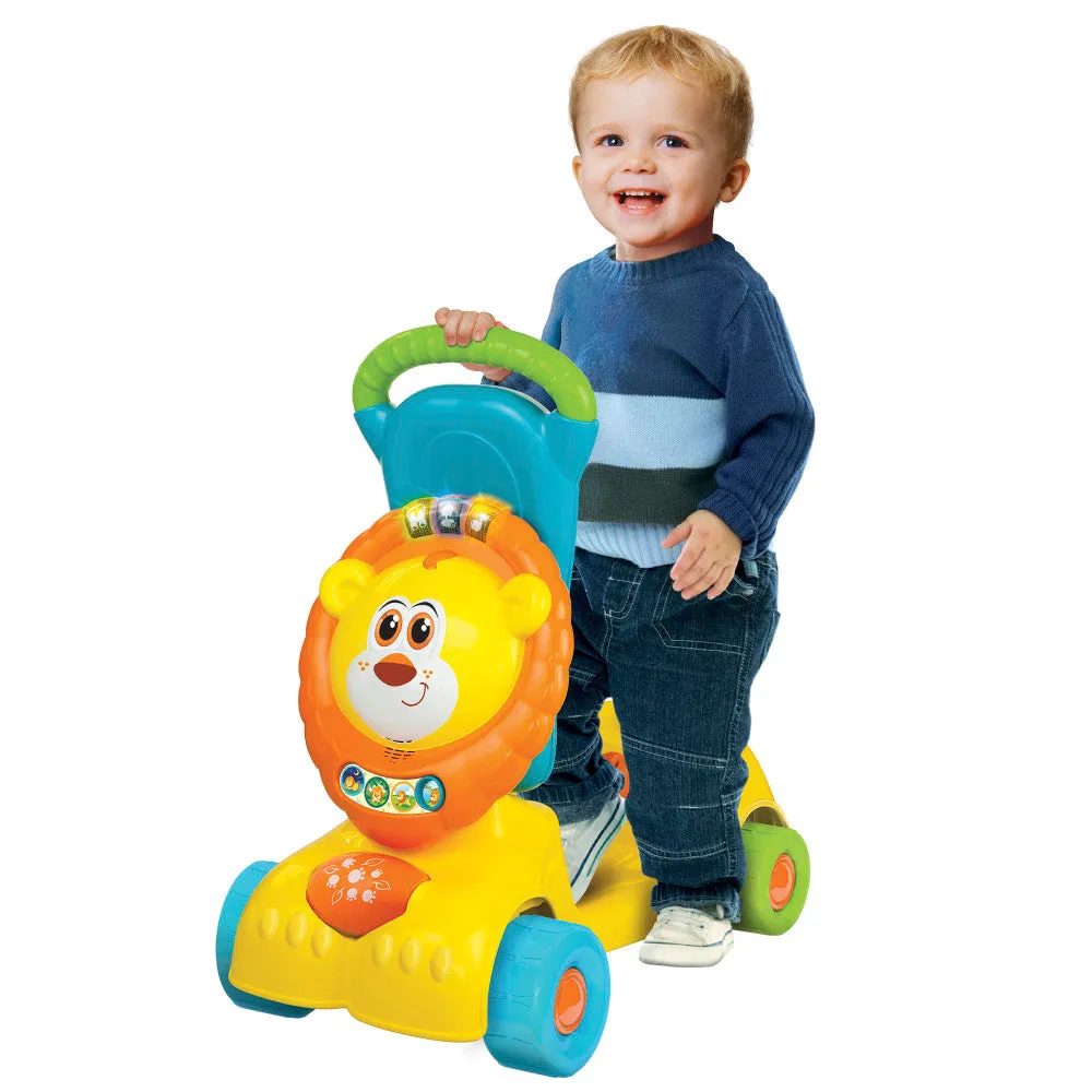Winfun - 3-In-1 Grow-With-Me Lion Scooter - Interactive Ride
