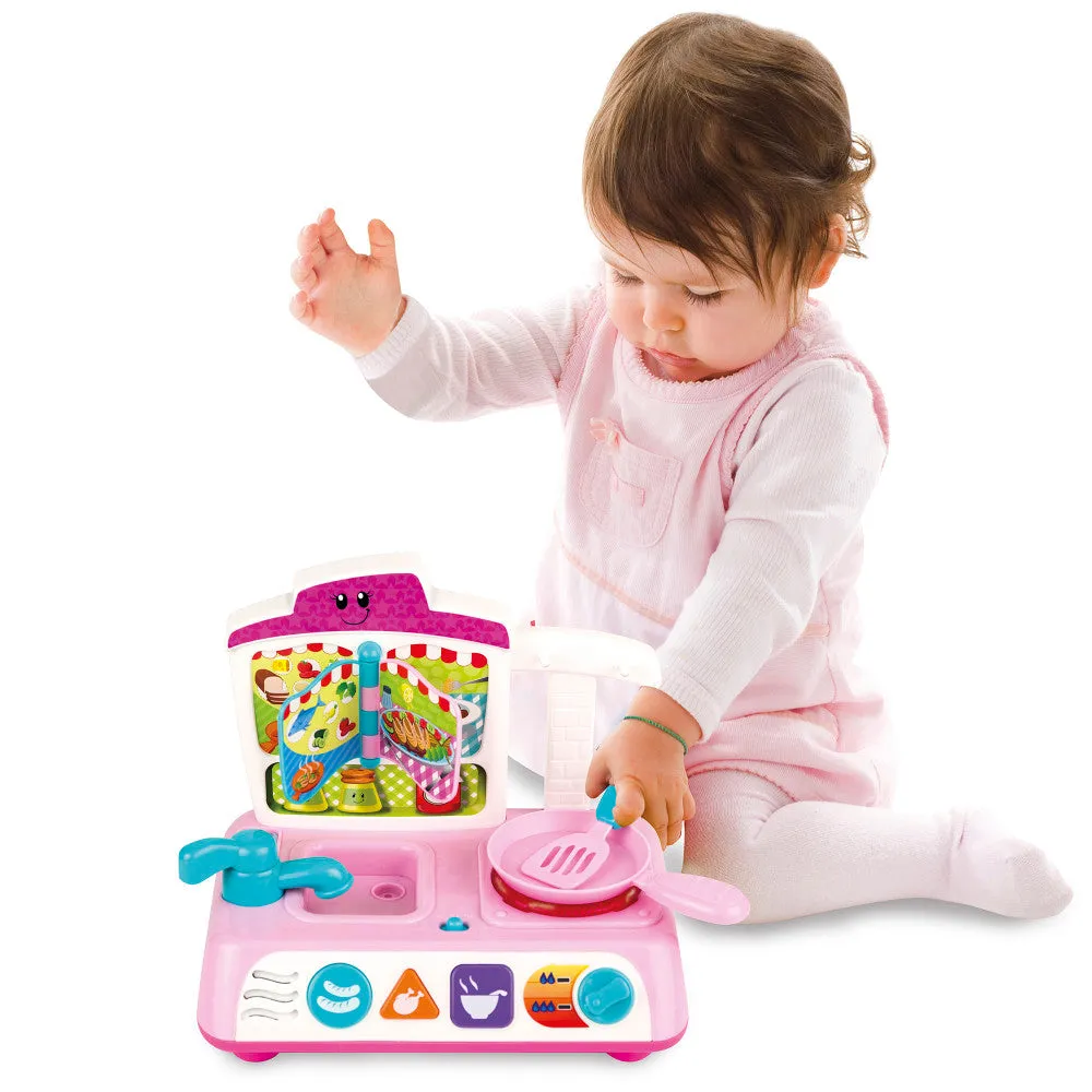 Winfun MyCook Master Kitchen Playset - Pink with Lights & Sounds