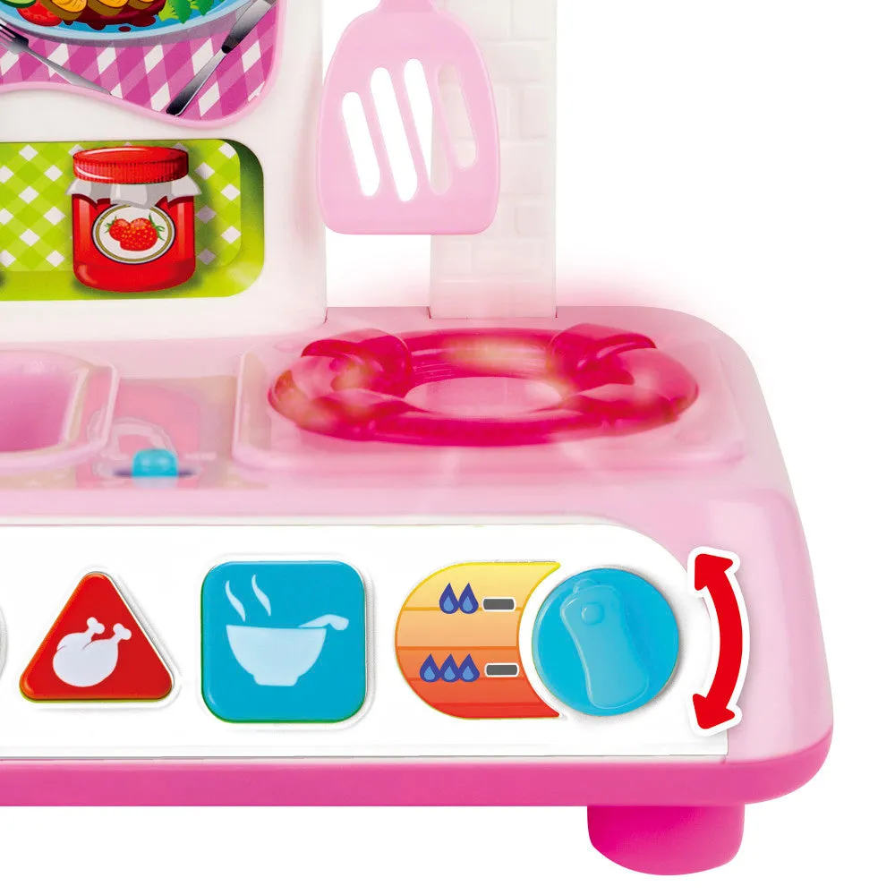 Winfun MyCook Master Kitchen Playset - Pink with Lights & Sounds