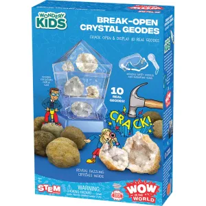 Wow In The World: Break-Open Crystal Geodes