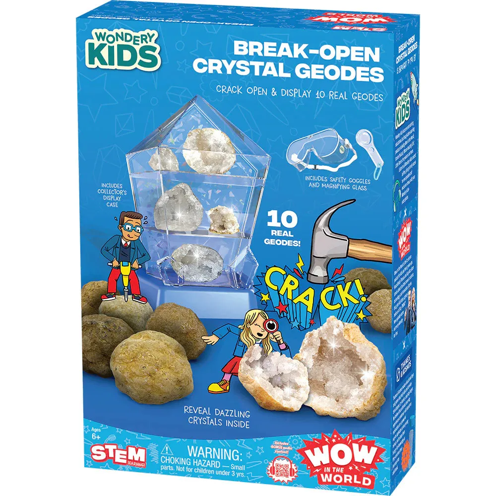 Wow In The World: Break-Open Crystal Geodes