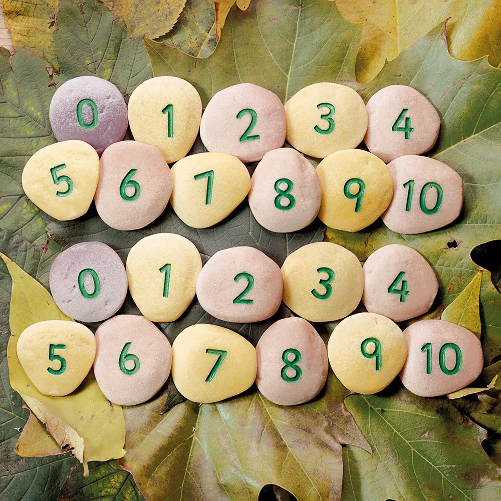 Yellow Door® Tactile Alphabet & Number Pebbles