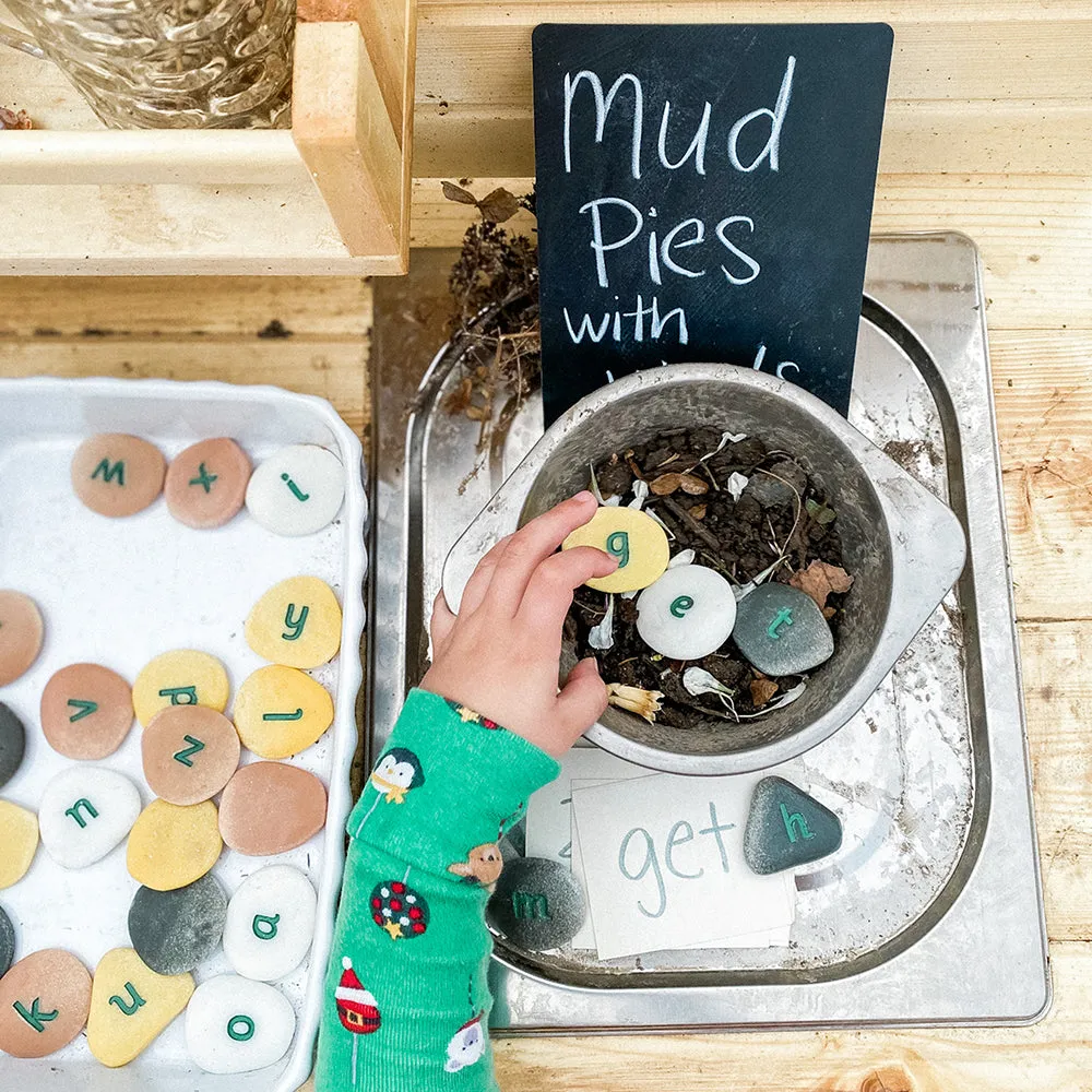 Yellow Door® Tactile Alphabet & Number Pebbles