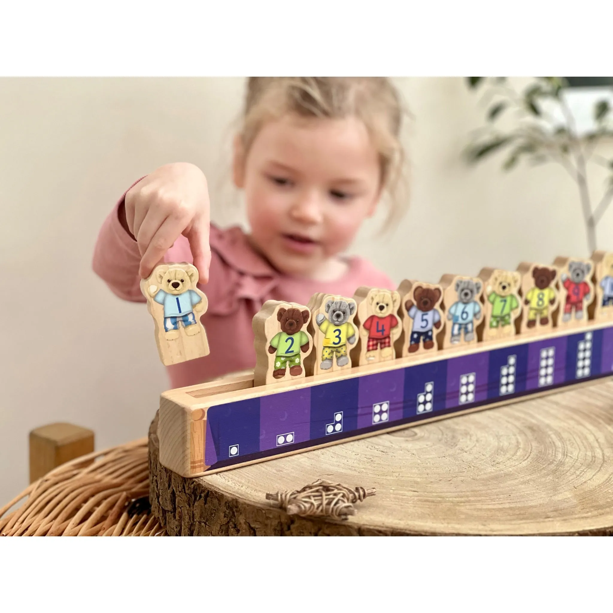 Yellow Door Ten in the Bed Number Line Activity Set - Multicolor
