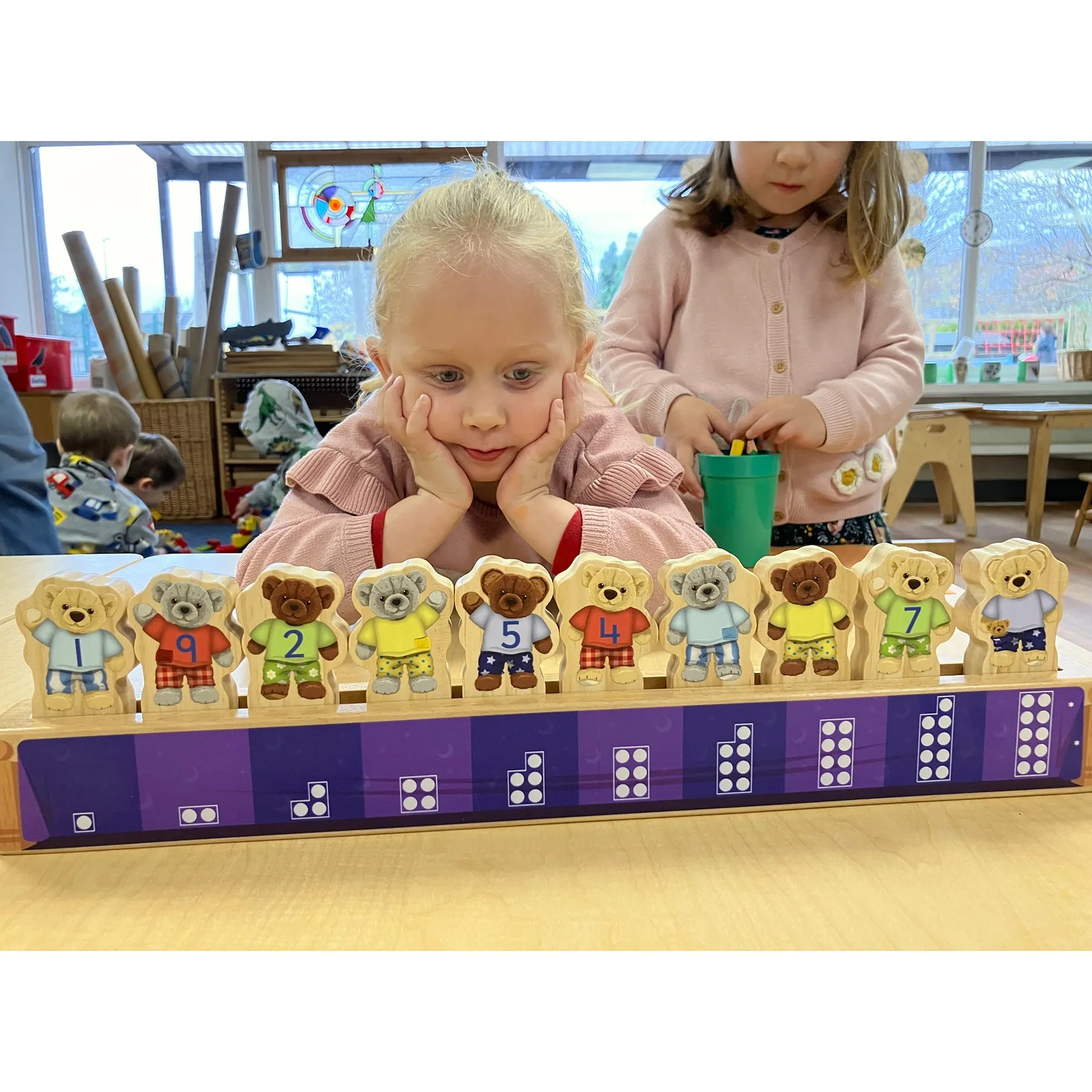 Yellow Door Ten in the Bed Number Line Activity Set - Multicolor